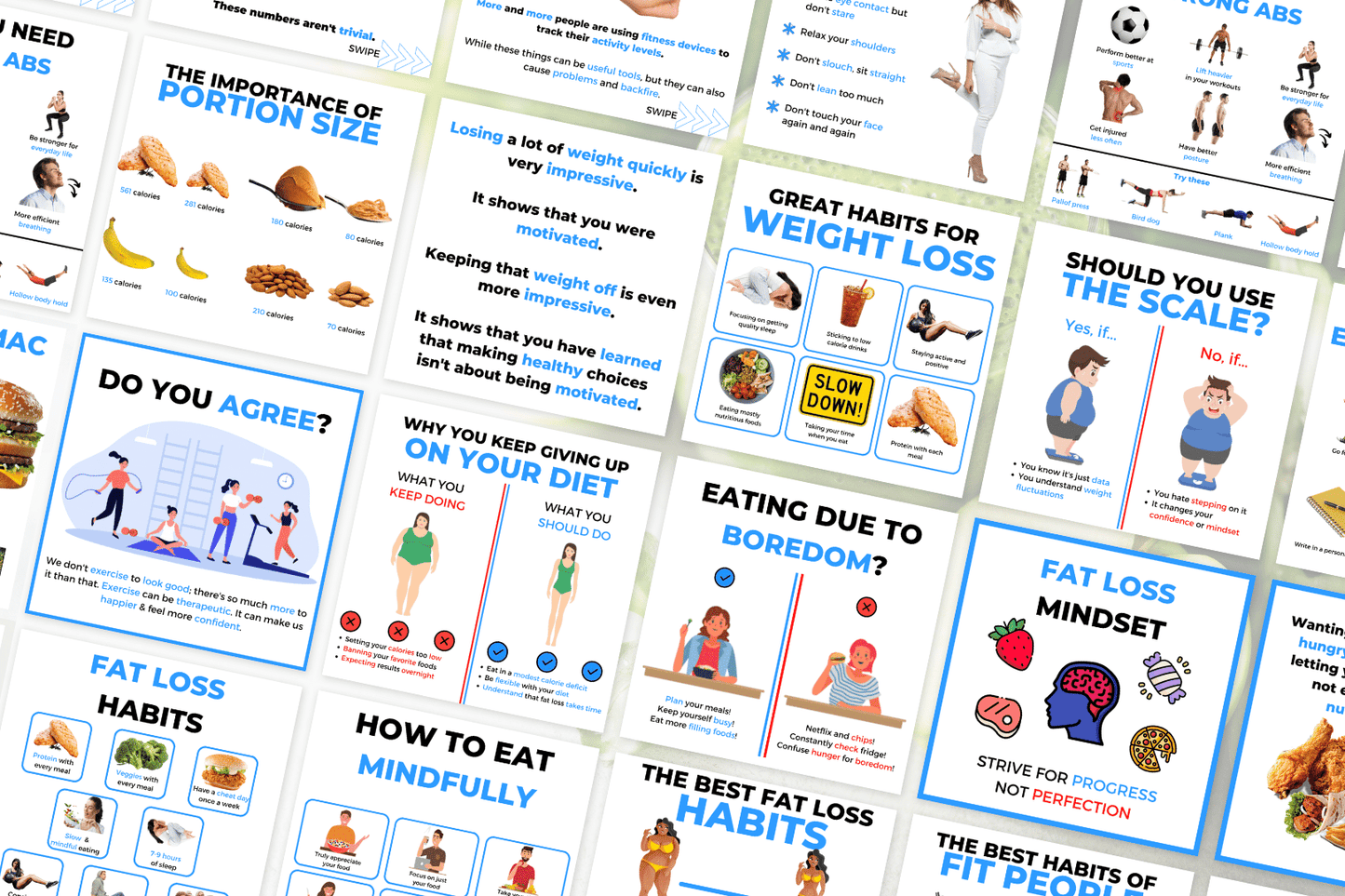 50 Healthy Habits Infographics