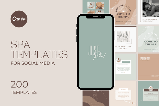 200 SPA Templates for Social Media