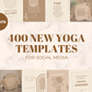 400 *NEW* Yoga Templates For Social Media