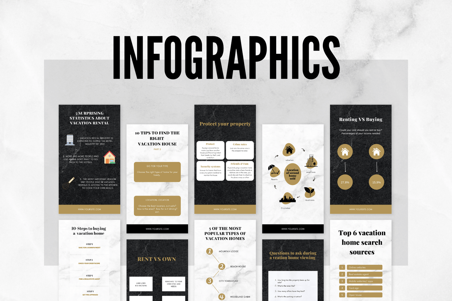 200 Vacation Homes Templates for Social Media