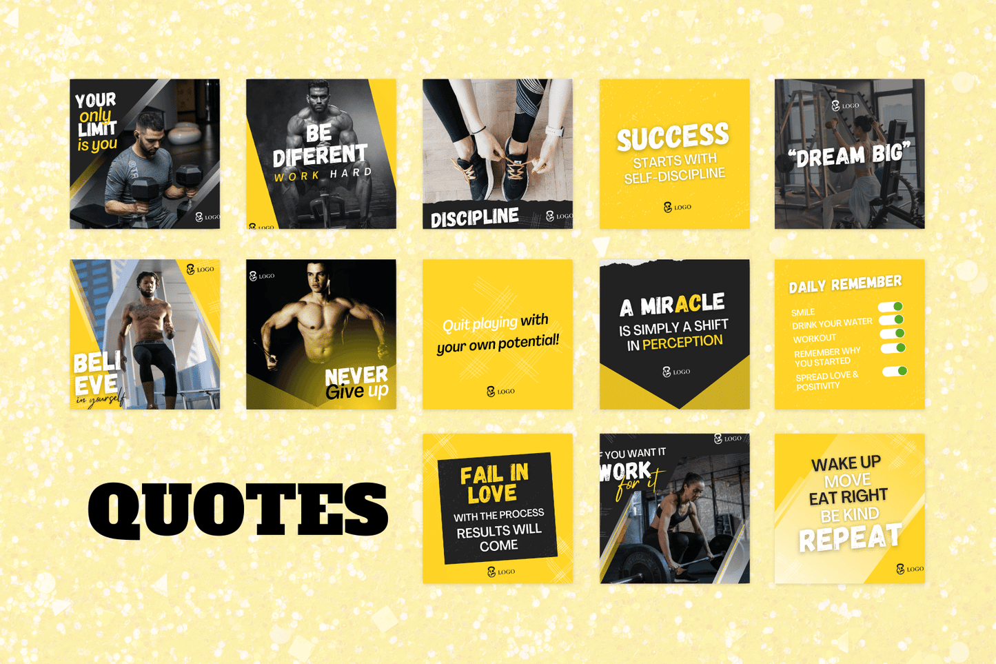 300 Personal Trainer Templates for Social Media